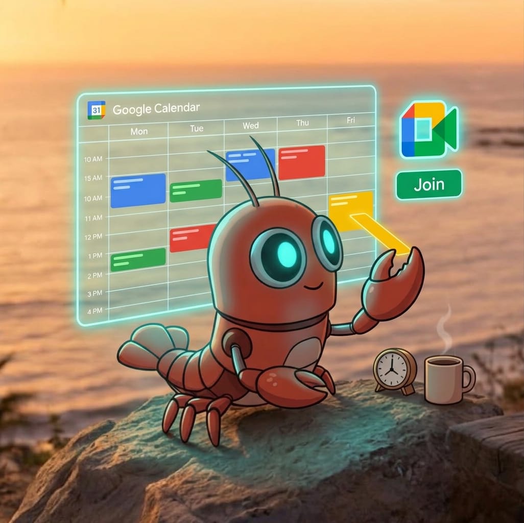 Portal agent with Google Calendar and Meet
