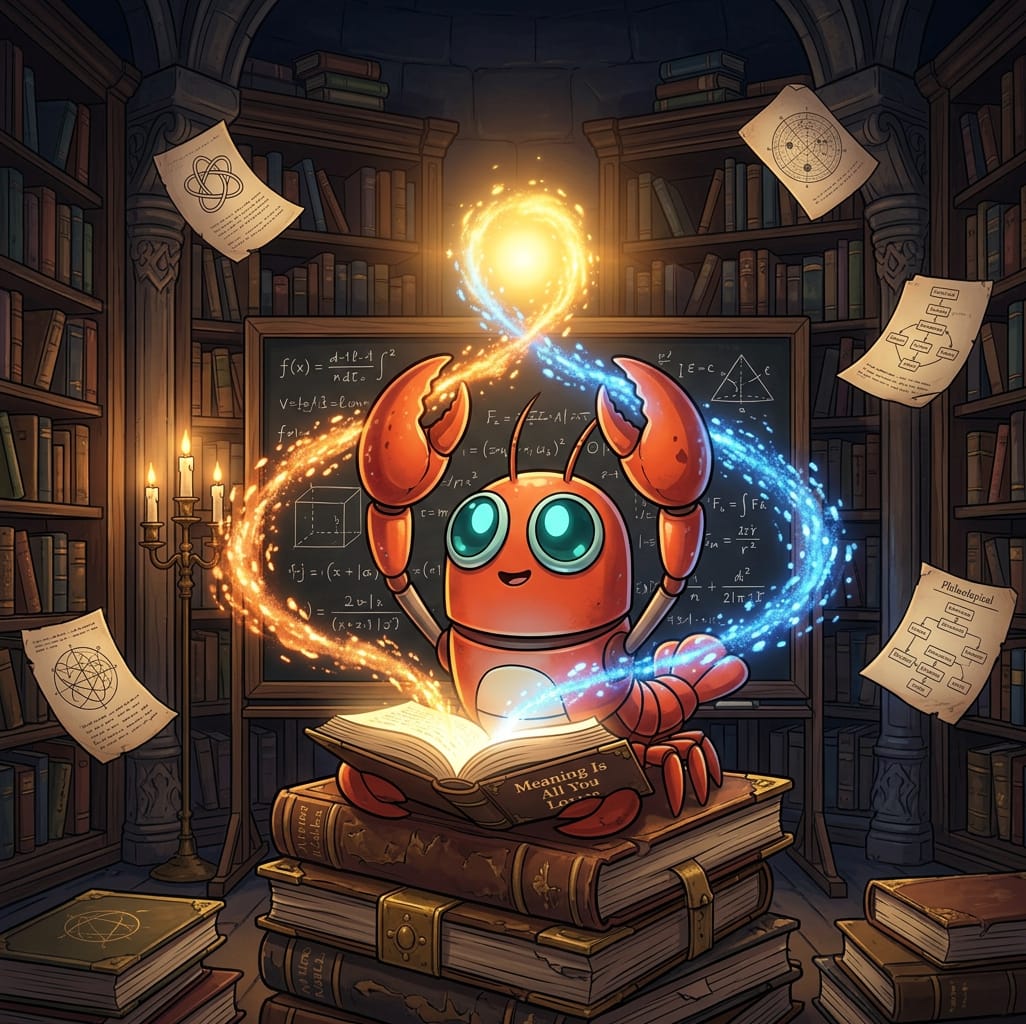 Portal agent conjuring meaning from symbols and equations